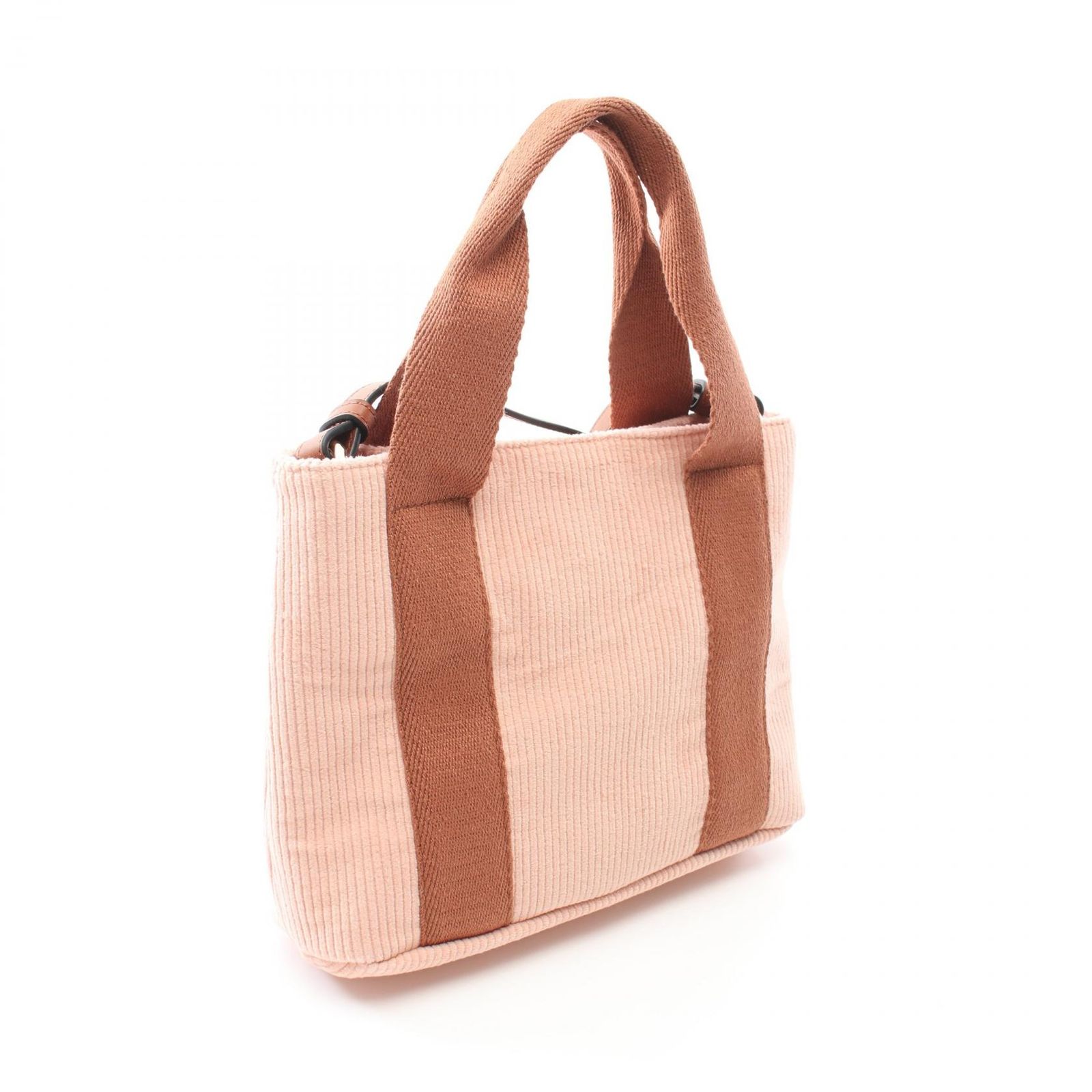 クロエ Chloe ショルダーバッグ C20274454 ピンク/ブラウン キャンバス 