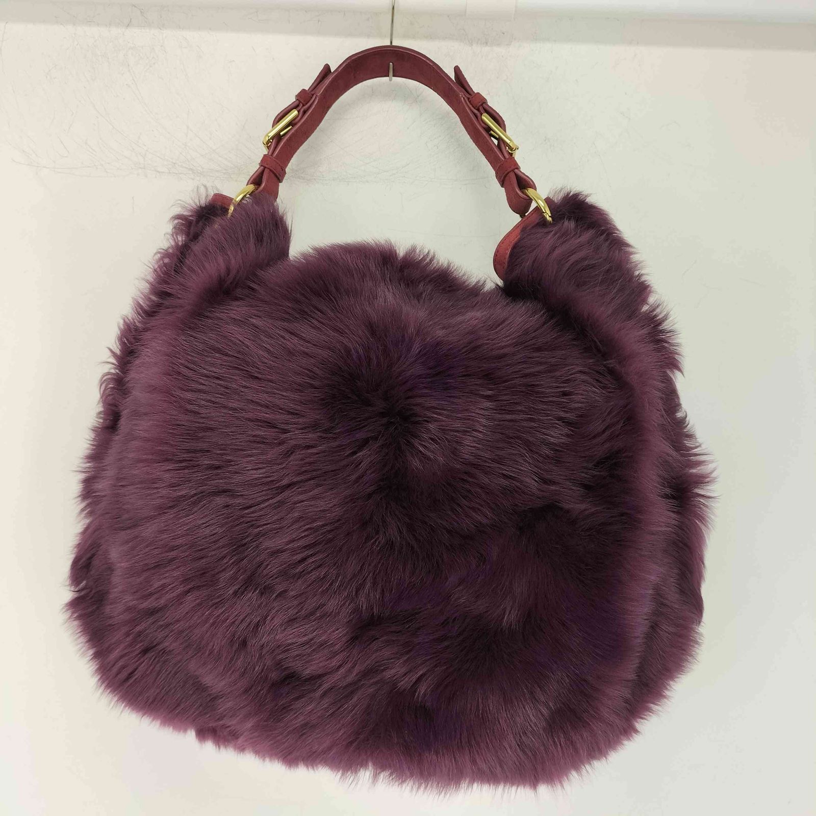 ラルフローレン RALPH LAUREN 2Way ハンド ショルダー ファーバッグ