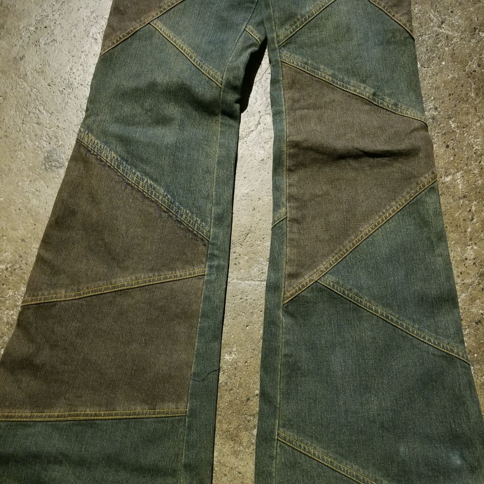 希少 00s TORNADO MART パイソン柄 フレアパンツ ブーツカット 希少 00s TORNADO MART パイソン柄 フレアパンツ ブーツカット 楽天