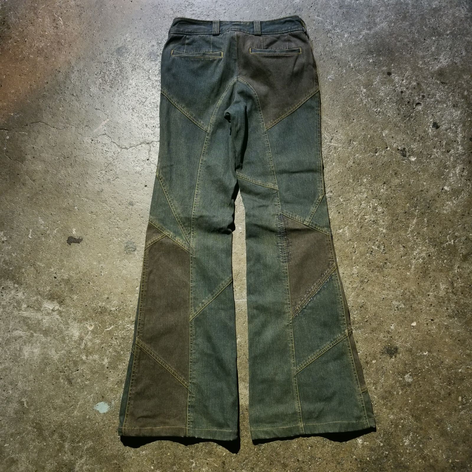 希少 00s TORNADO MART パイソン柄 フレアパンツ ブーツカット 希少 00s TORNADO MART パイソン柄 フレアパンツ ブーツカット 楽天