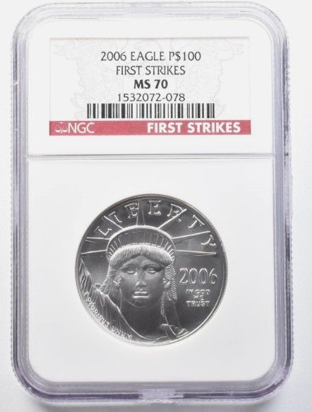 2006年 100ドル アメリカン プラチナ イーグル 1オンス プラチナ