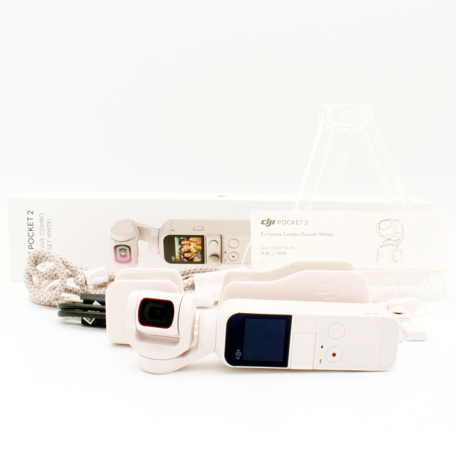 新品級】DJI vlogカメラ Pocket 2 限定コンボ(サンセット ホワイト