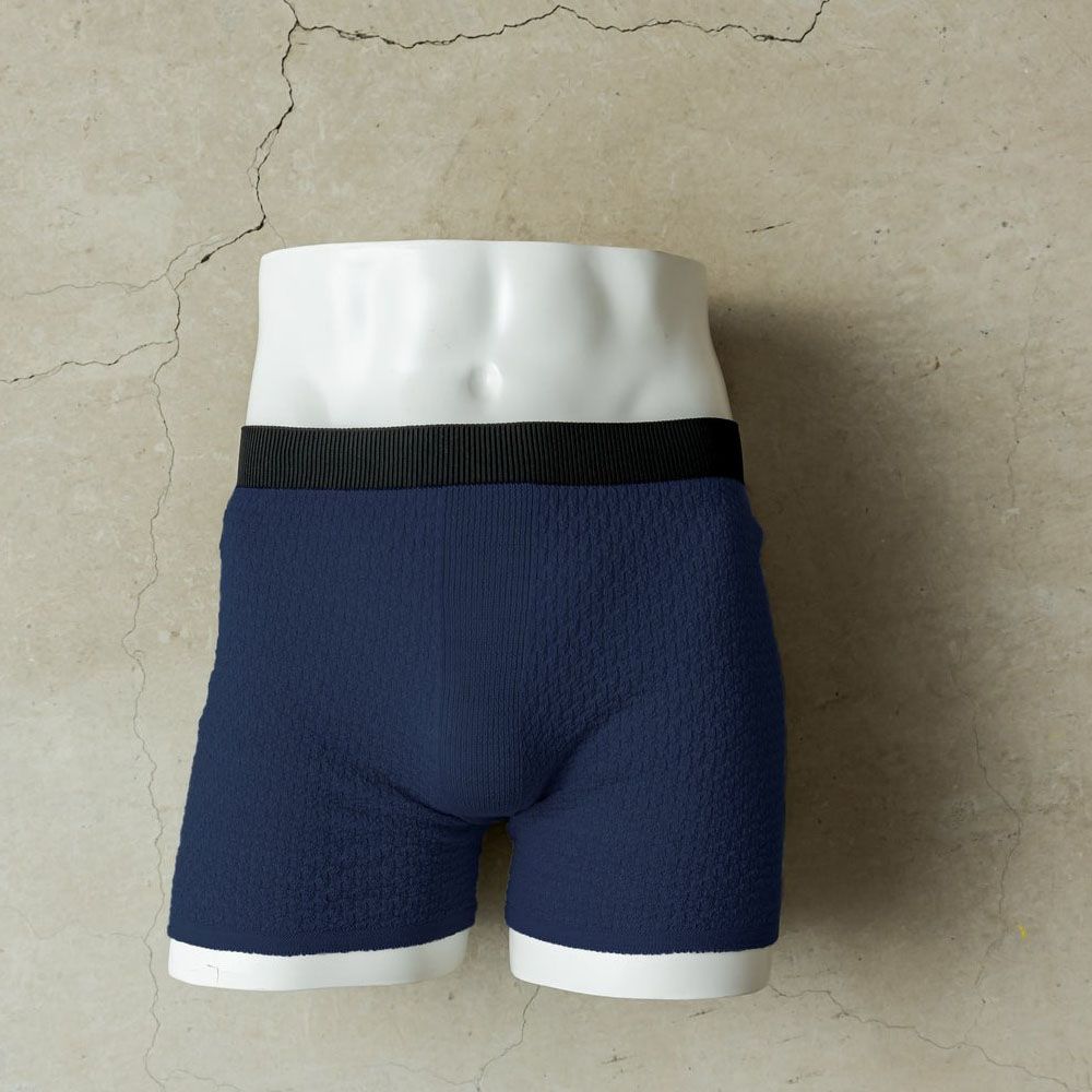 ブリング BRING ワンダーウェア ワン WUNDERWEAR ONE 50/50 無縫製ニット メリノウール 下着 アンダーウエア サステナブル素材 S ネイビー