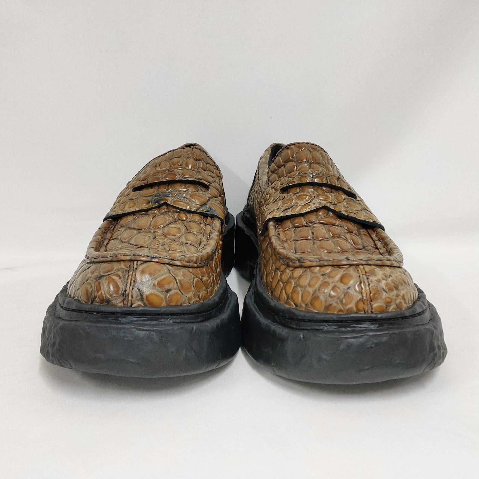 新品 未使用 カンペールラボ バモノス フラットシューズ ブラウン 26cm