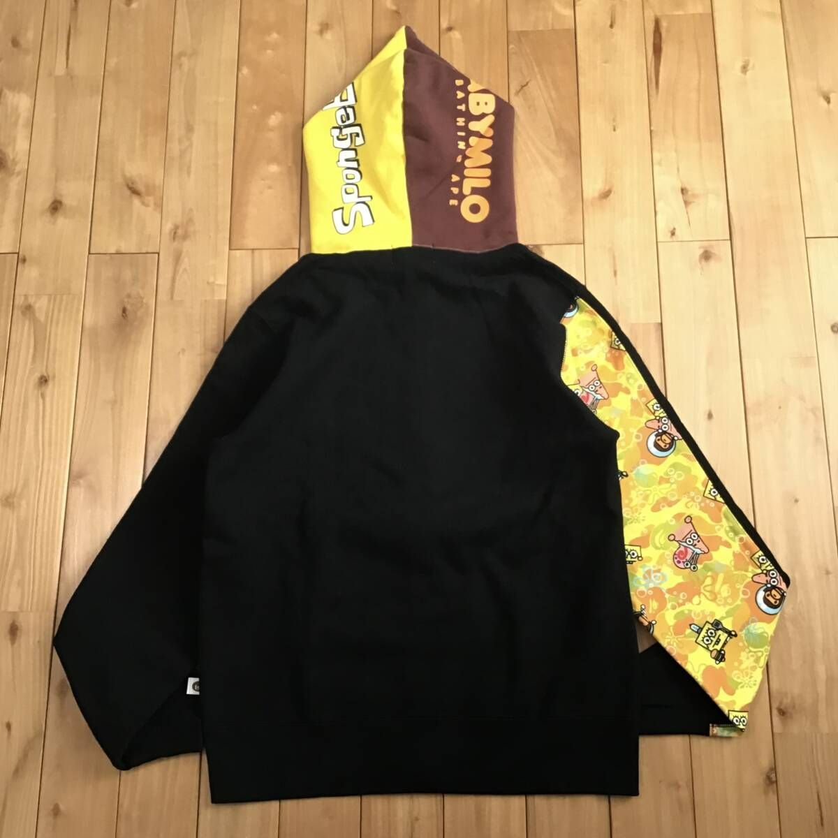 スポンジボブ マイロ パーカー Lサイズ BAPE full zip hoodie