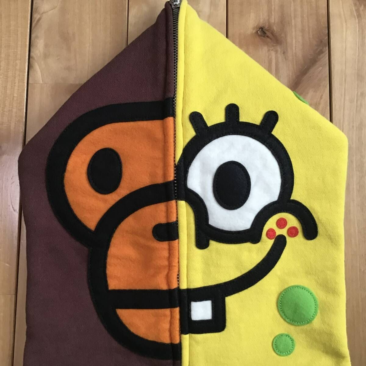 スポンジボブ マイロ パーカー Lサイズ BAPE full zip hoodie