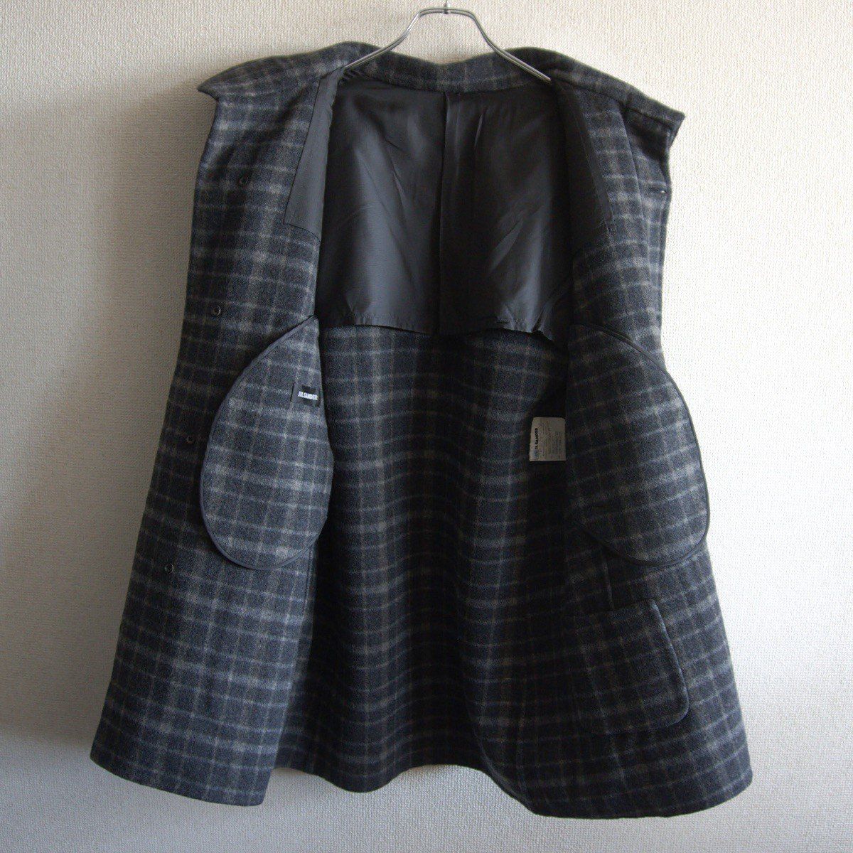 ジルサンダー JIL SANDER ウールコート　ステンカラー　ラフシモンズ期 ジルサンダー JIL SANDER ウールコート ステンカラー ラフシモンズ期