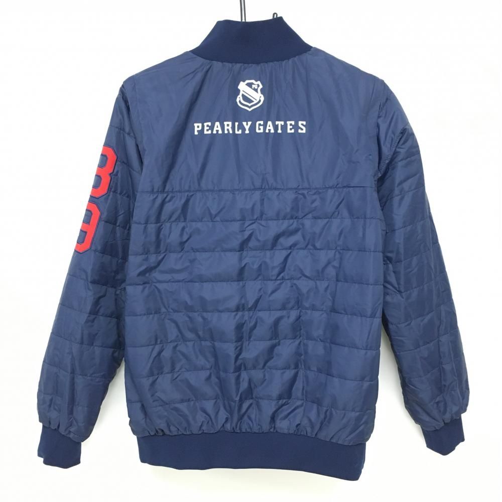 超美品】パーリーゲイツ 4WAY中綿リバーシブルジャケット 黒 裏