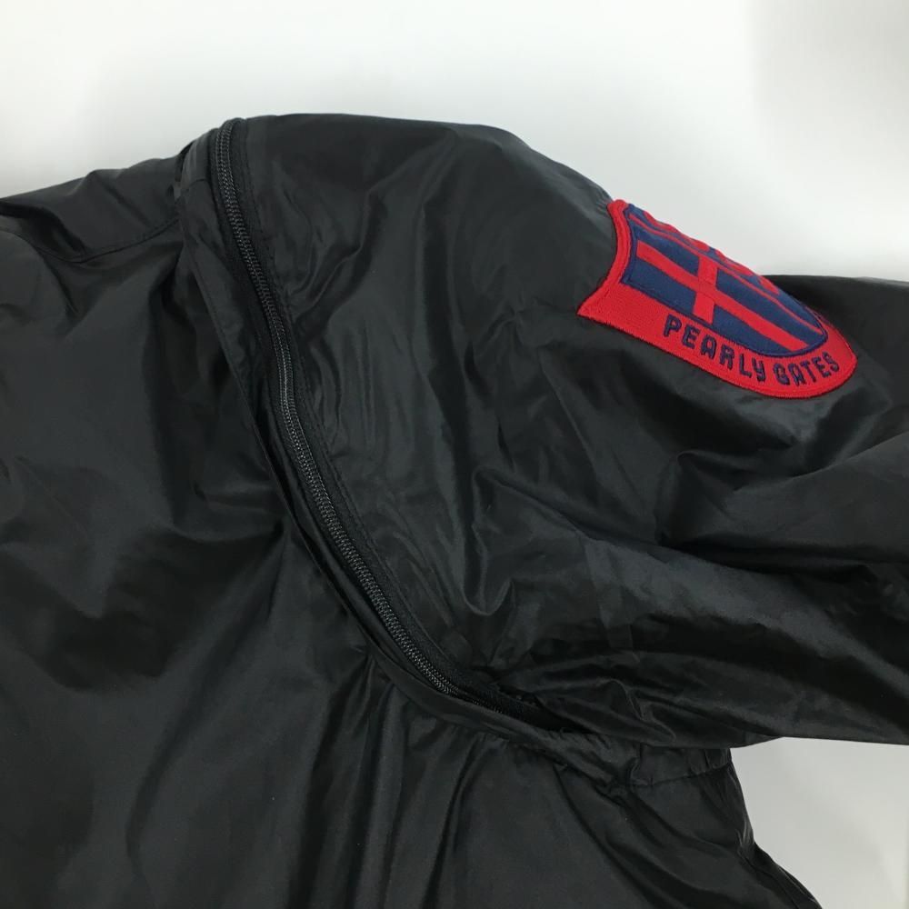 超美品】パーリーゲイツ 4WAY中綿リバーシブルジャケット 黒 裏
