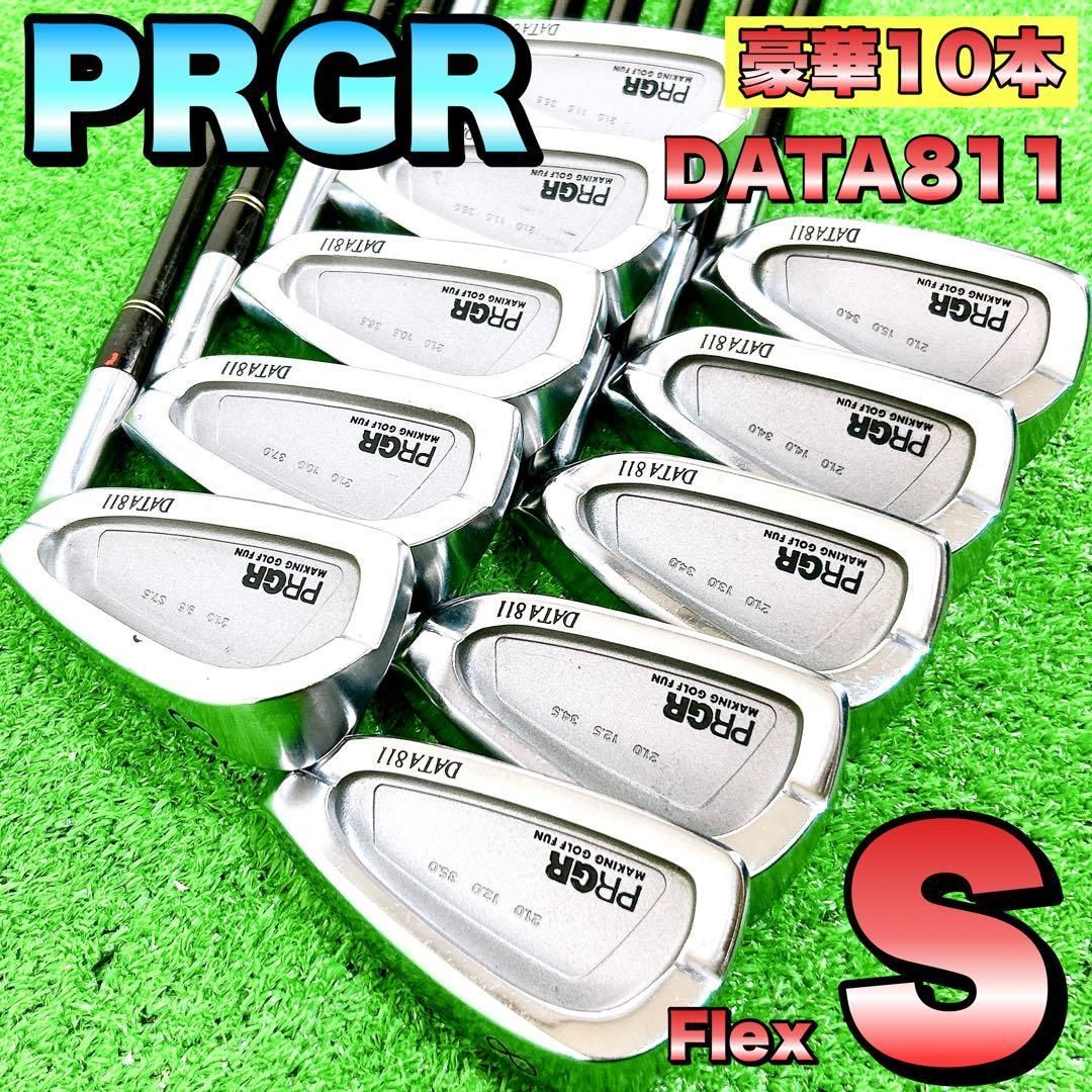 PRGR DATA811 アイアンセット 3 4 5 PRGR プロギア DATA811 データ メンズゴルフクラブ アイアンセット