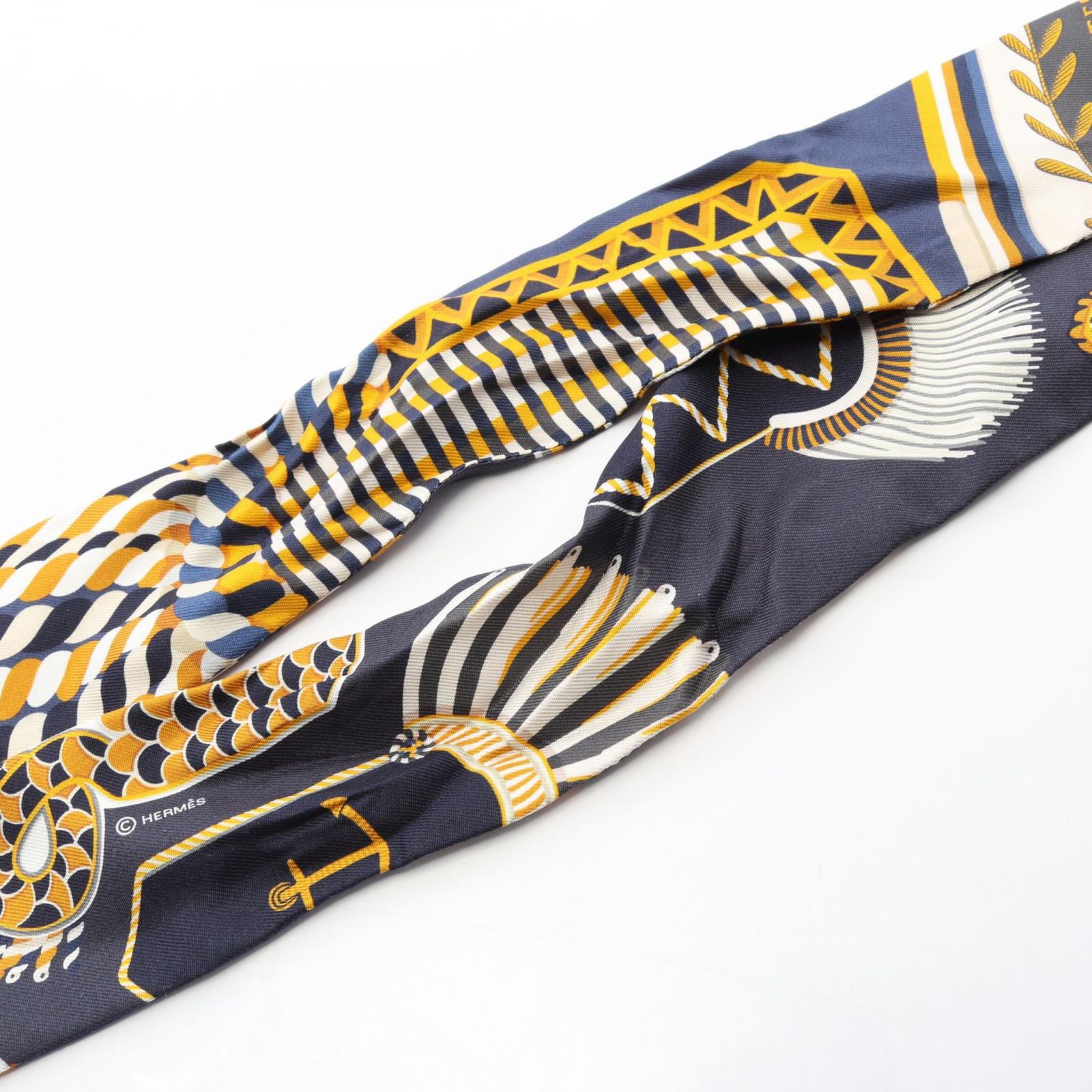 エルメス HERMES スカーフ ツイリー EPAULETTES DE GALA シルク