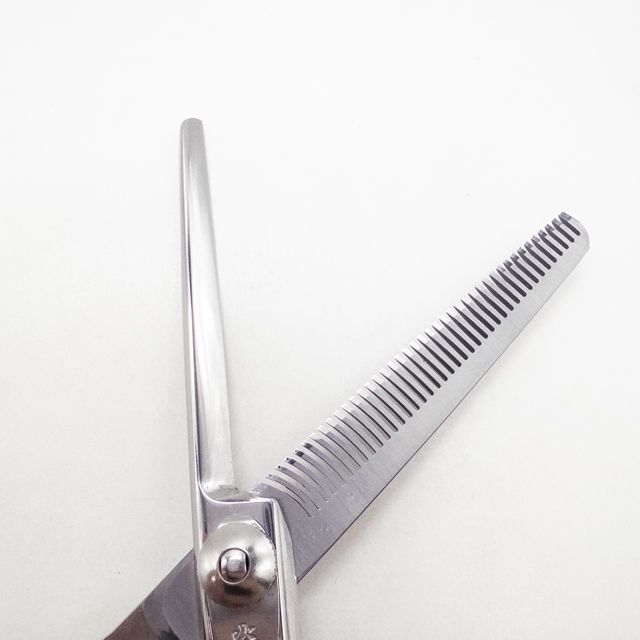 ハ*屋様 美容師　セニング　シザー HONOU炎】3544逆刃 オフセット シザー セニング 美容ハサミ すきばさみ
