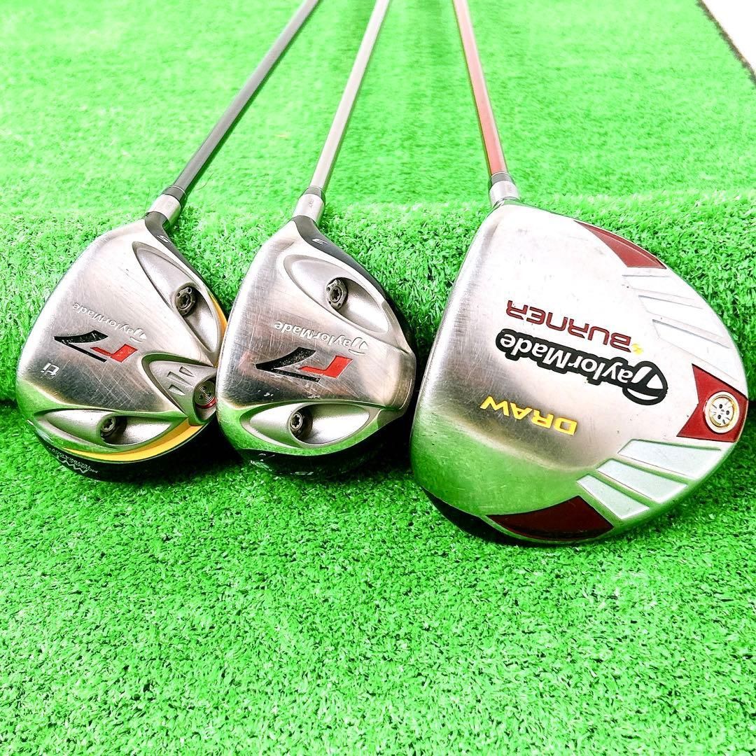 ゴルフクラブセット テーラーメイド メンズ用 14本【3年使用】 テーラーメイドゴルフクラブ初心者セット