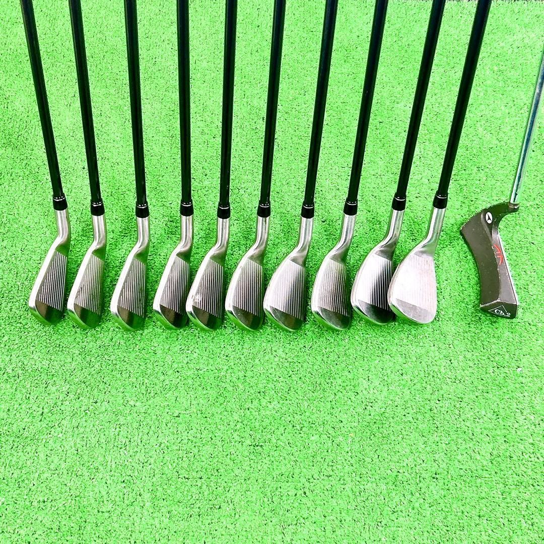 本格派 メンズゴルフクラブ 14本 フルセット YAMAHA テーラーメイド ゴルフクラブ メンズセット テーラーメイド SLDR 14本フルセット S 右