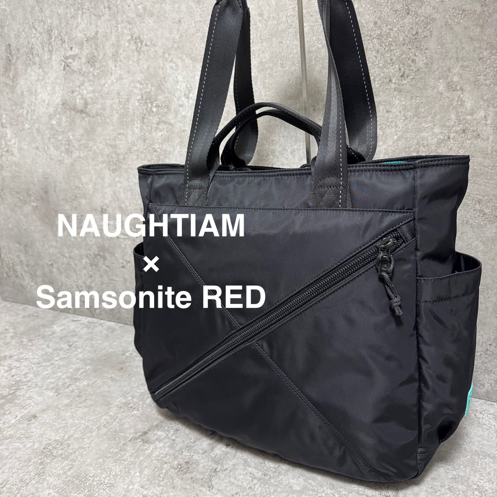 美品】Samsonite Red サムソナイト レッド NAUGHTIAM ノーティアム 