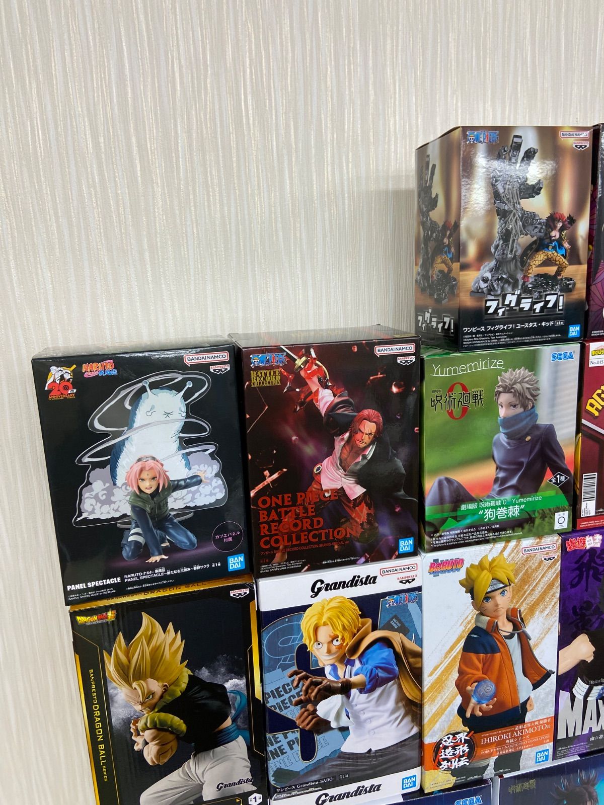 【新品未開封】NARUTO、呪術廻戦、ワンピースフィギュア17点まとめ売り ワンピース ドラゴンボール ナルト 呪術廻戦 フィギュア まとめ売り