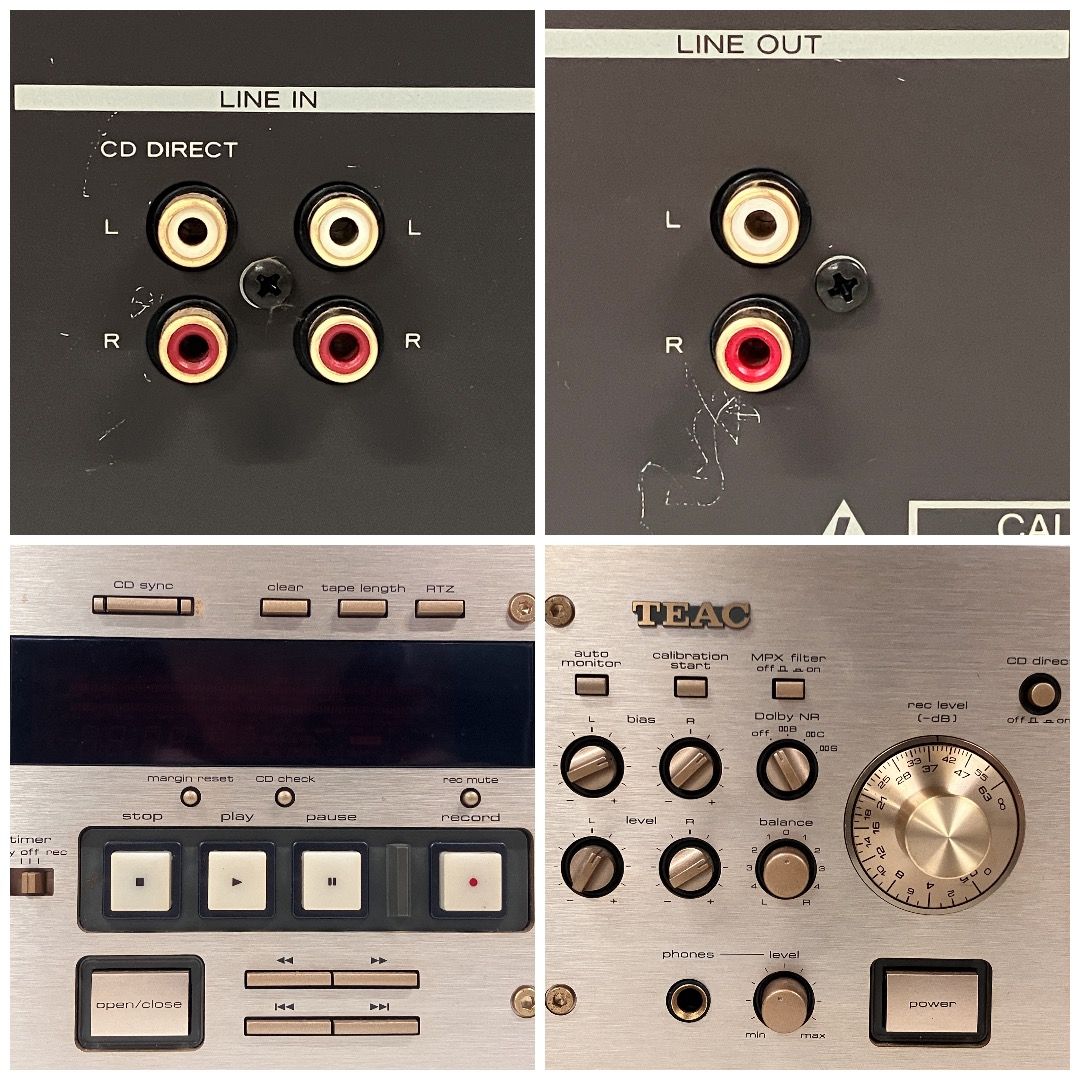 TEAC ティアック V-6030S テープデッキ カセットプレイヤー 音響機材