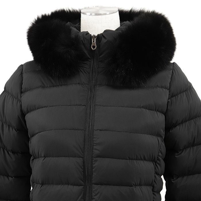 美品【大きいサイズ L】デュベティカ　オチロエトレ　3way　ダウンコート　黒 OCIROETRE gray fur-finracoon / オチロエトレ （NERO） -デュベティカ