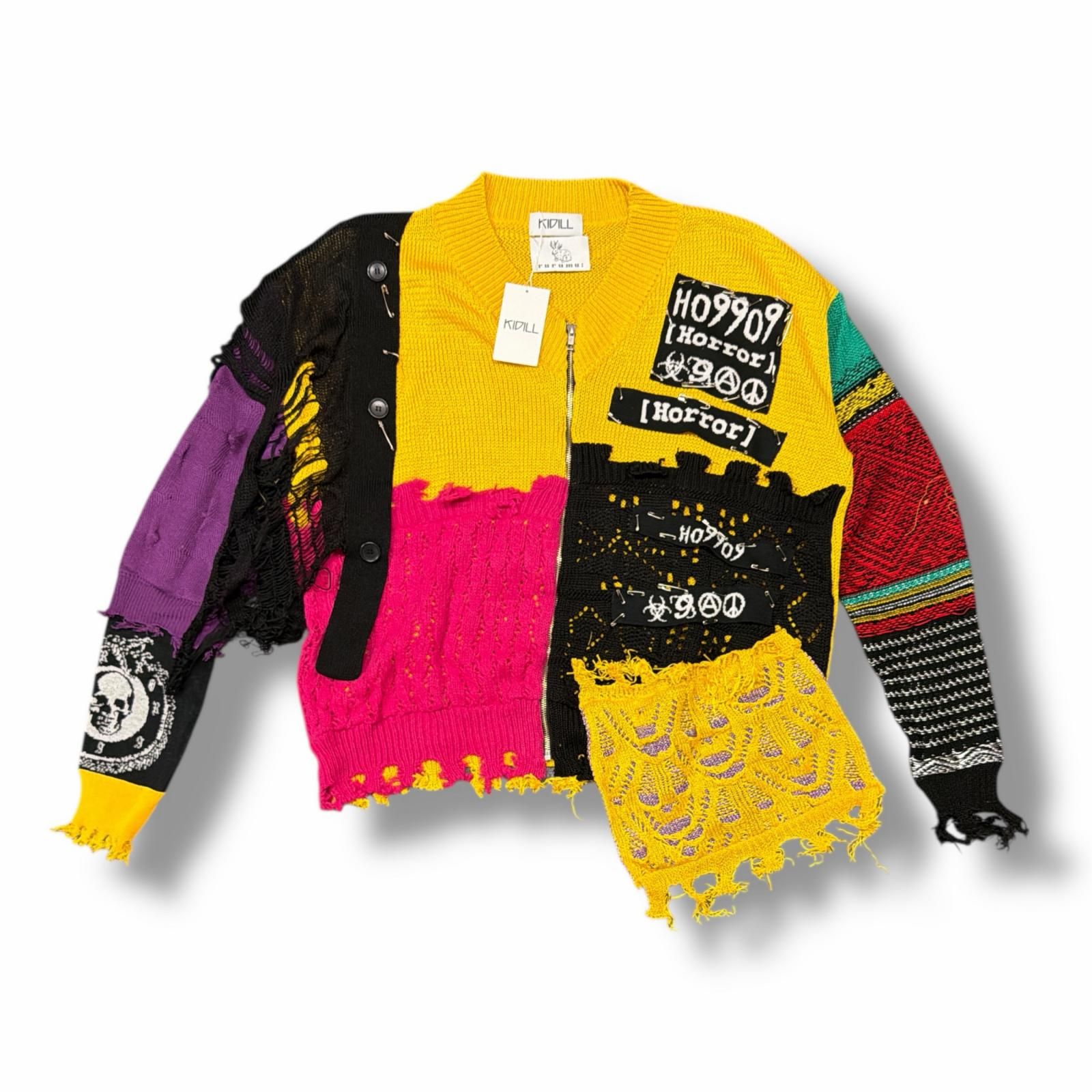 参考上代143000円 未使用 KIDILL × rurumu 25SS Ho99o9 KNIT CARDIGAN