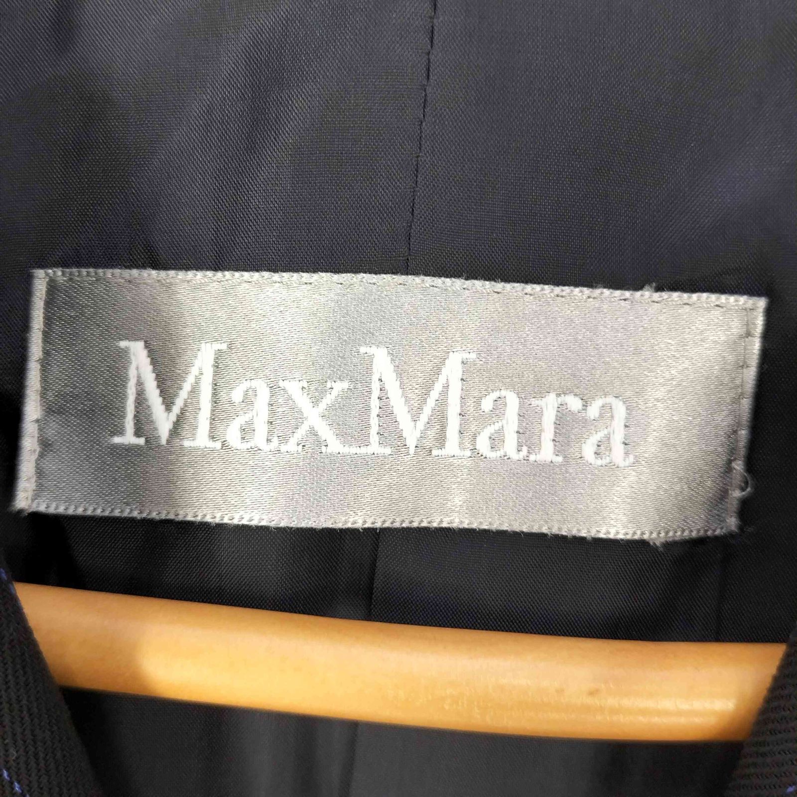マックスマーラ MAX MARA 銀タグ ピンストライプ ダブルテーラード