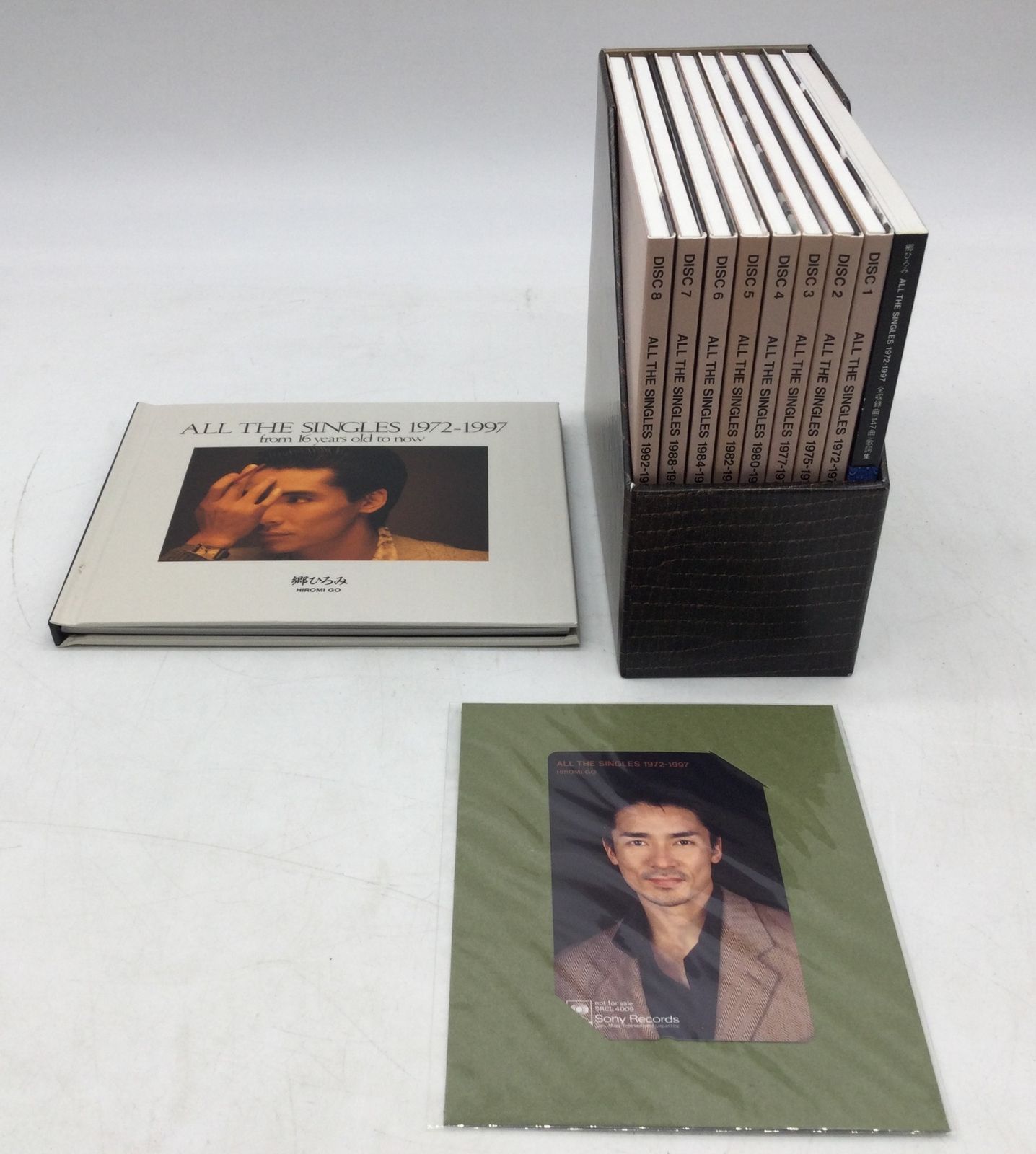 12274 郷ひろみ ALL THE SINGLES 1972-1997 CD8枚組 テレフォンカード