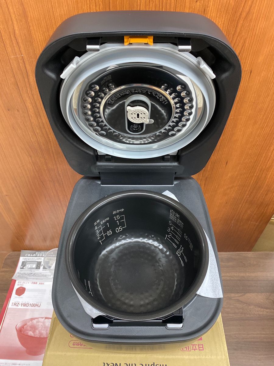 HITACHI RZ-YMD100HJ フロストブラック　炊飯器 日立 RZ-YMD100HJ IH炊飯器 ヤマダ50周年モデル 5.5合炊き ブラック