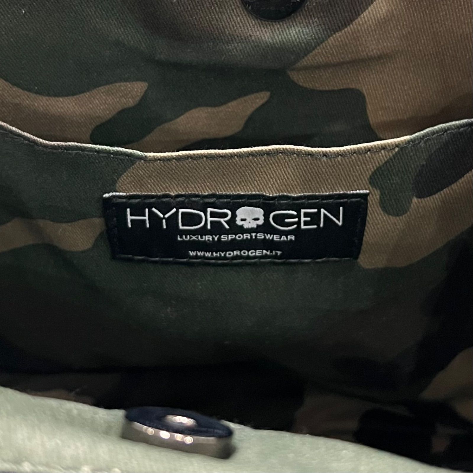 極美品☆HYDROGEN ハイドロゲン ミニ トートバッグ ハンドバッグ 