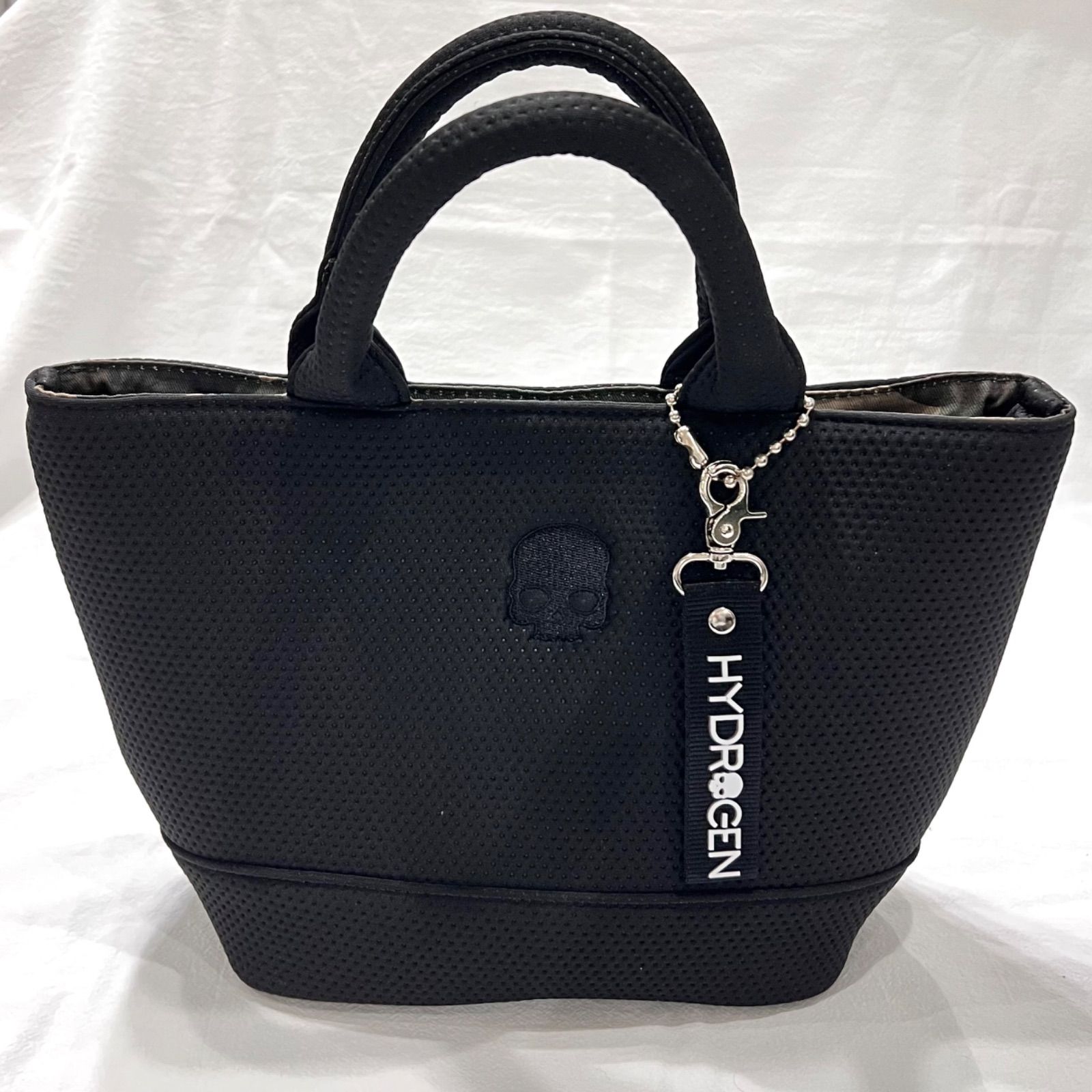 極美品☆HYDROGEN ハイドロゲン ミニ トートバッグ ハンドバッグ 