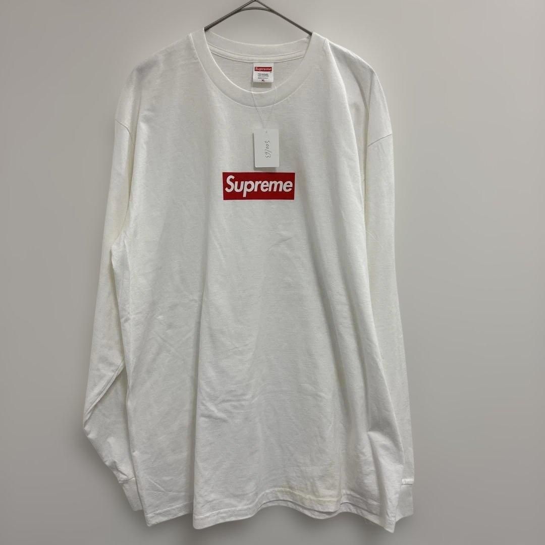 S00163｜supreme｜シュプリーム｜カットソーロングTシャツ｜WHITE 