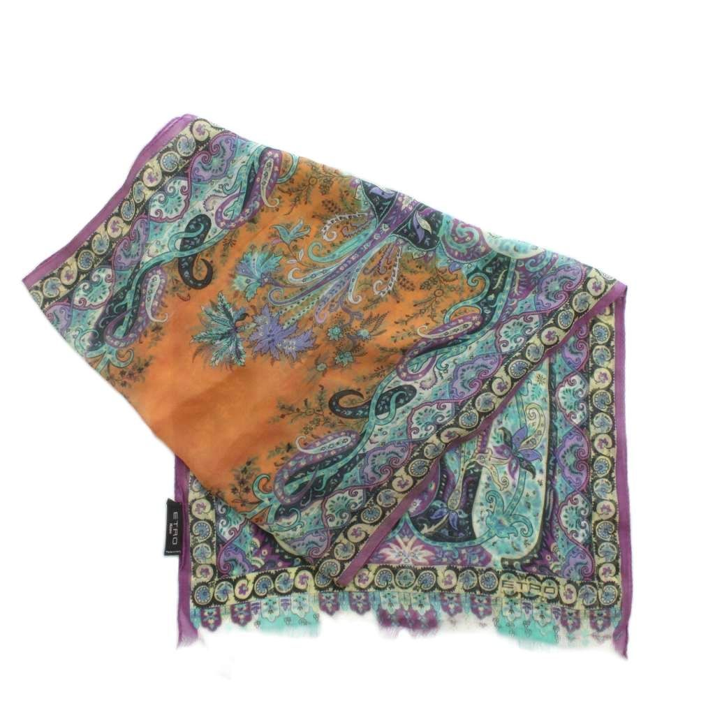 ETRO ペイズリー柄 大判ストール ETRO ペイズリー柄 ストール - メルカリ