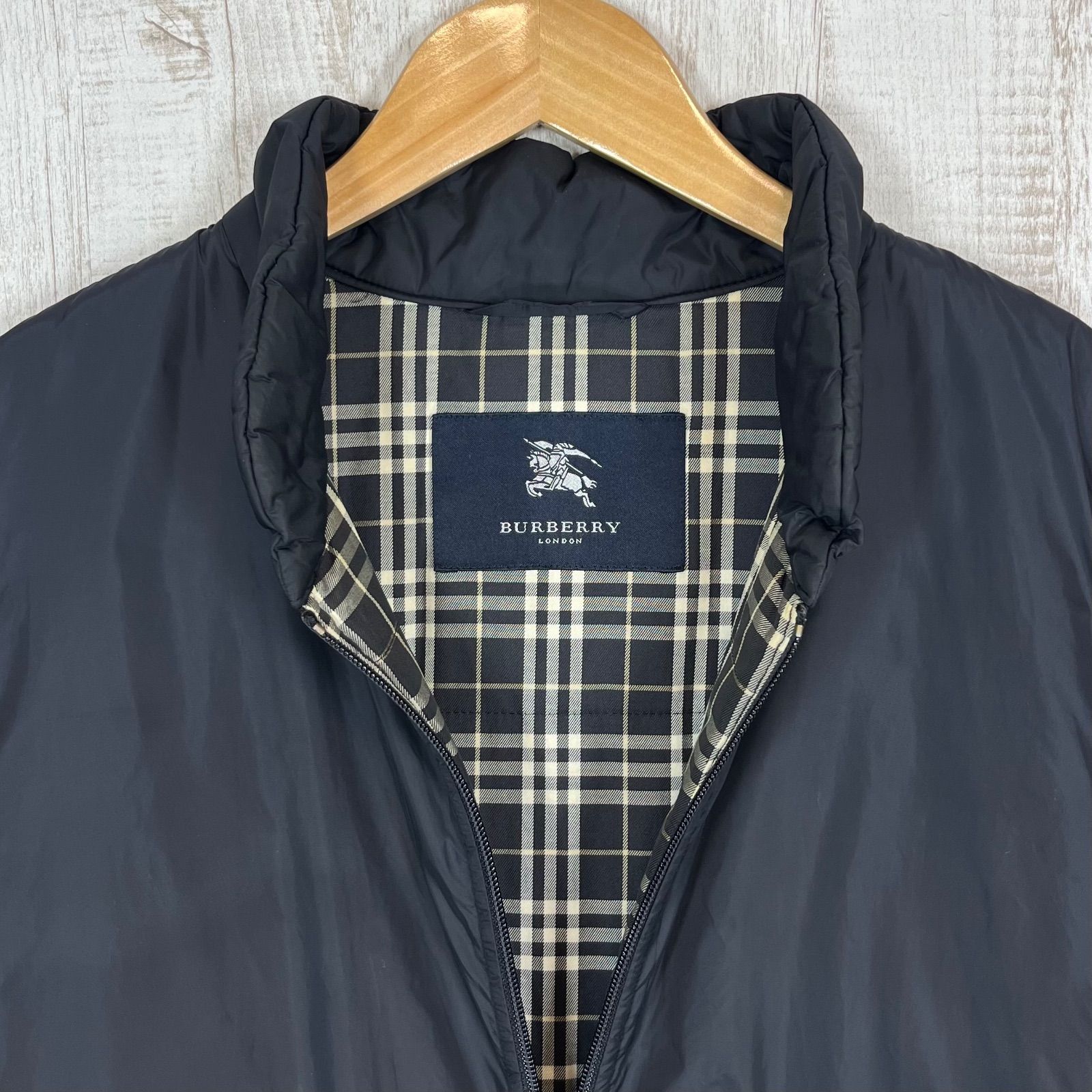BURBERRY LONDON バーバリーロンドン スタンドカラー ノバチェック