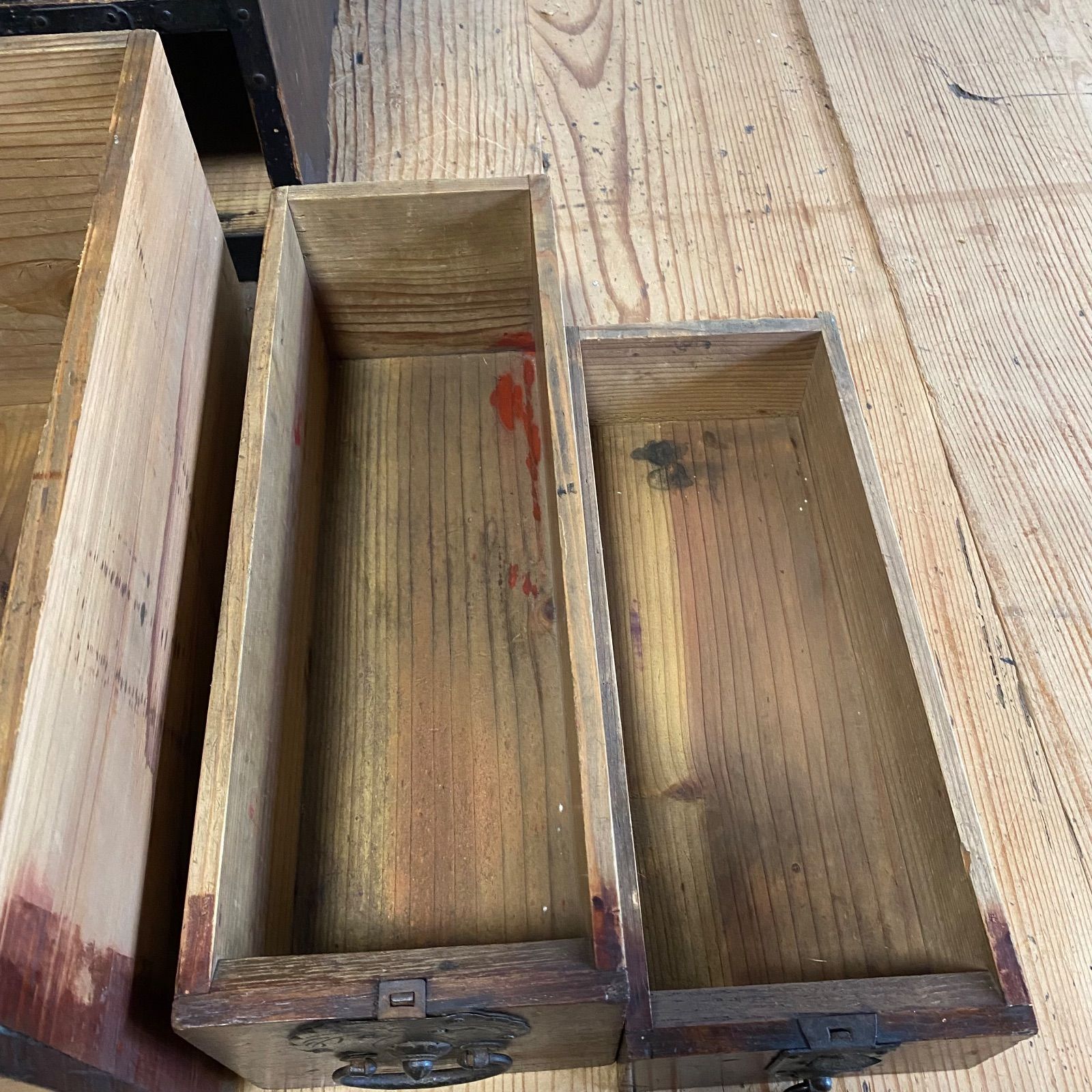 アンティーク 和箪笥 小箪笥 3段 引き出し 古家具 古道具 時代箪笥