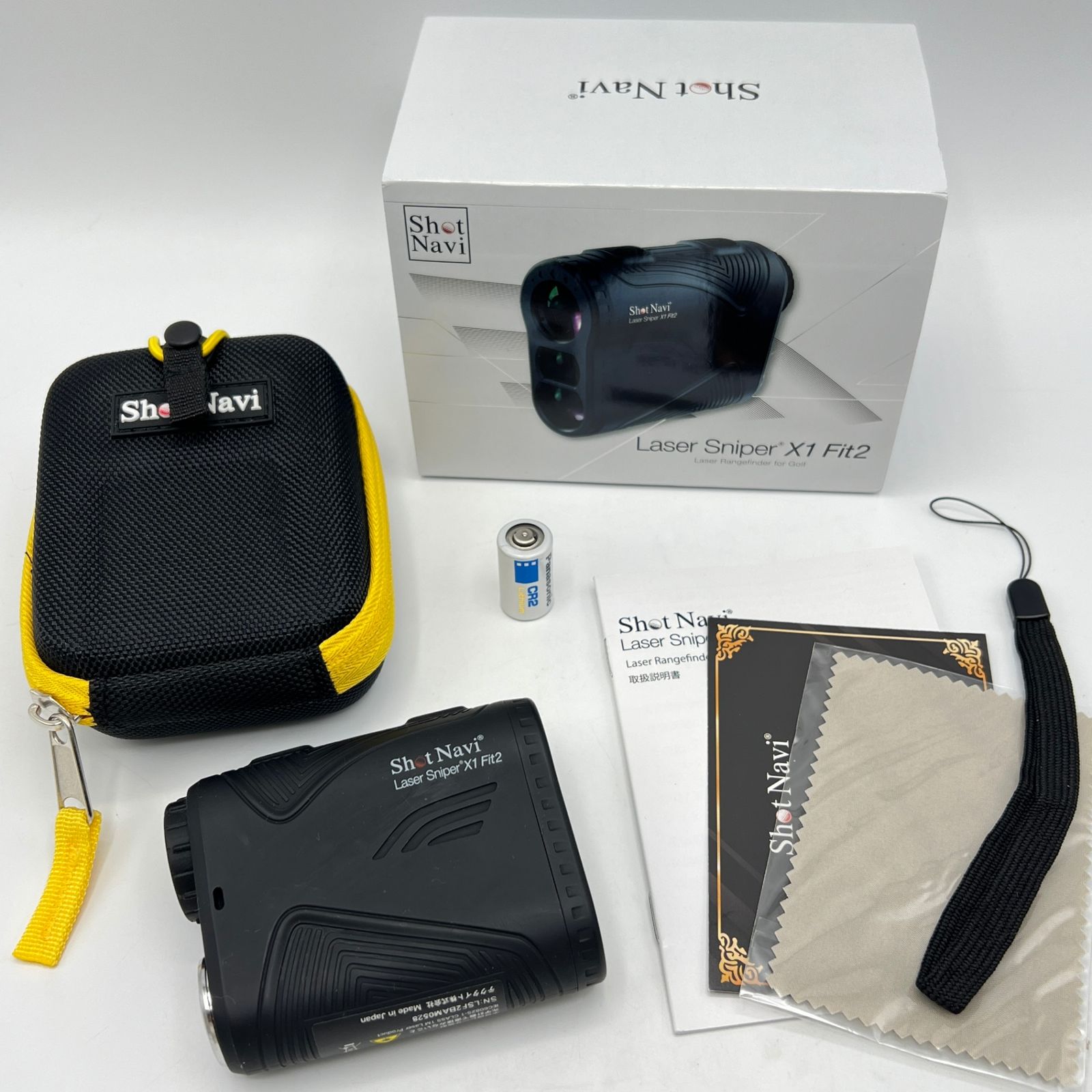 美品】ShotNavi Laser Sniper X1 Fit2 ブラック レーザー距離計測器