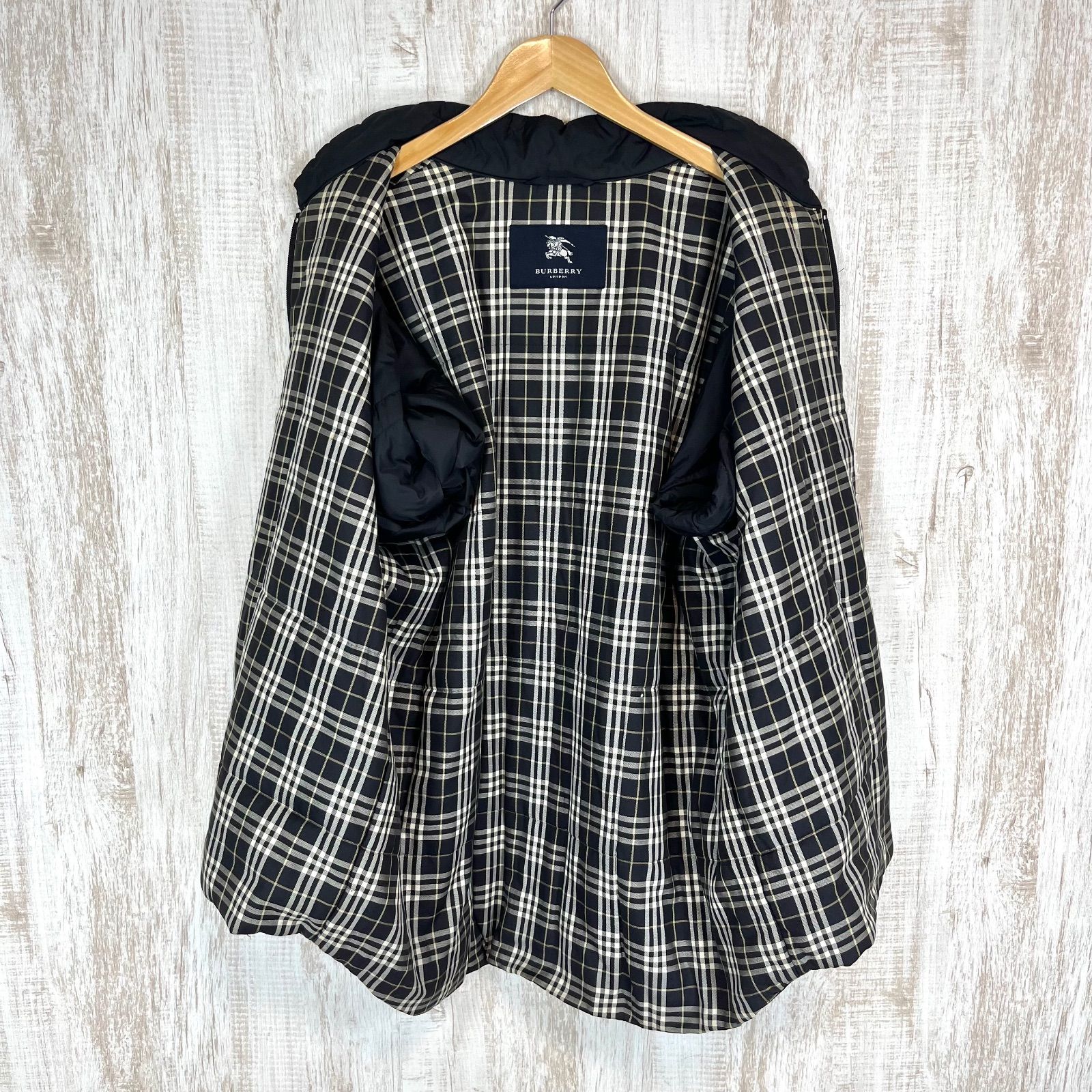 BURBERRY LONDON バーバリーロンドン スタンドカラー ノバチェック