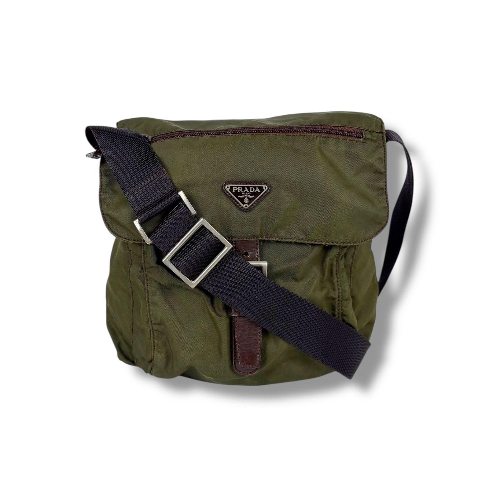 プラダ PRADA トライアングルロゴ クロスボディバッグ ショルダー