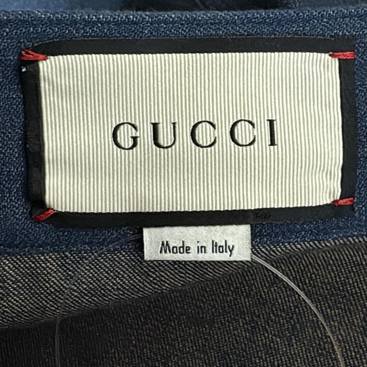 GUCCI グッチ　デニムスカート38 ウェブストライプ 3054001582062671_01_5853.jpeg