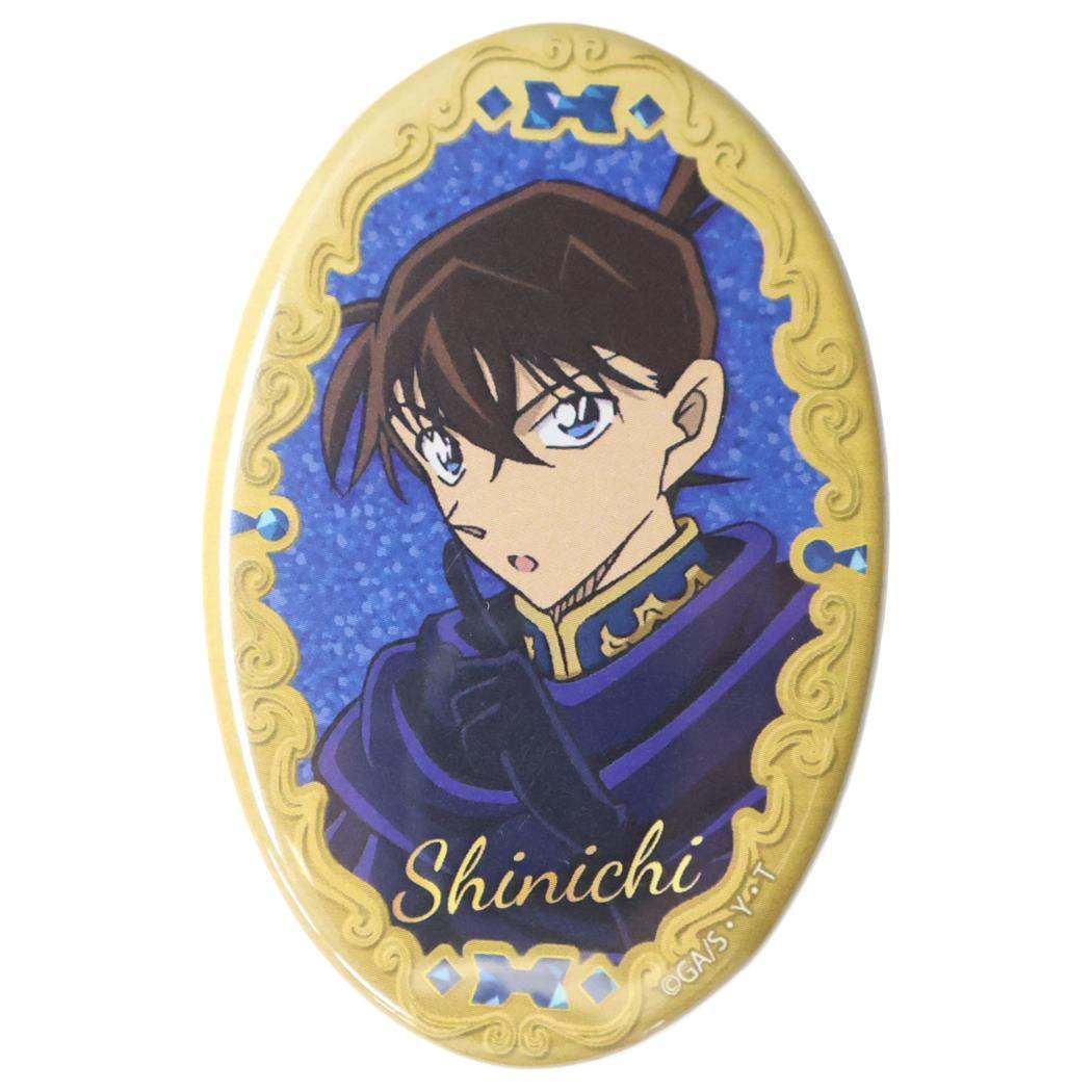 メール便】名探偵コナン 缶バッジ オーバルカンバッジ 工藤新一 少年