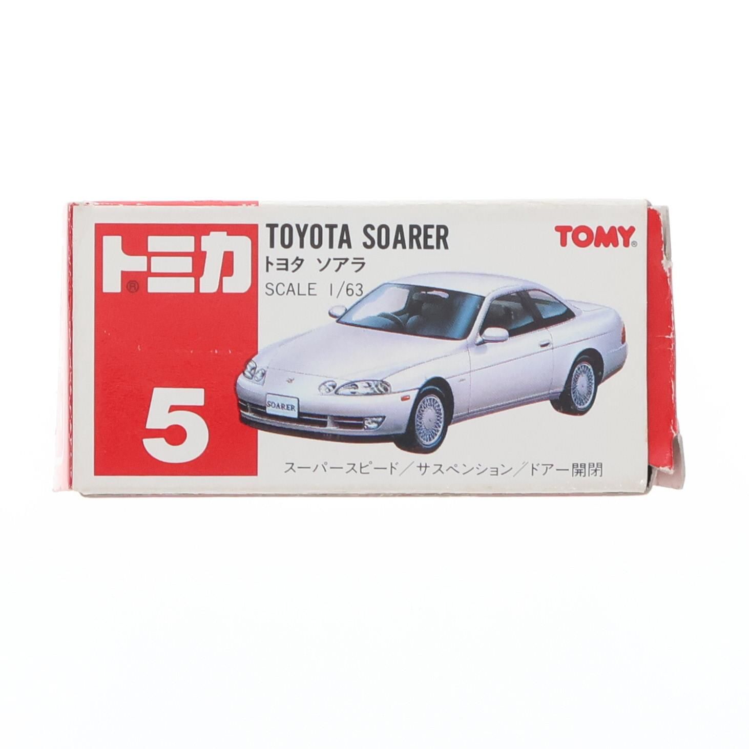 トミカ No.5 1/63 トヨタ ソアラ(ホワイト/赤箱) 完成品 ミニカー