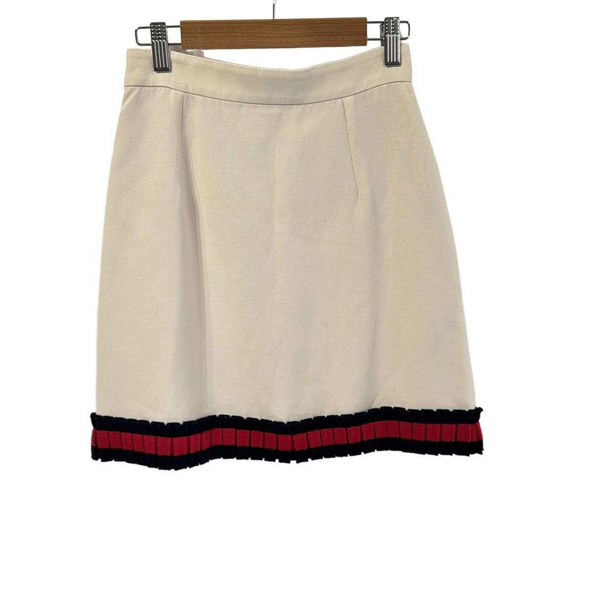 GUCCI(グッチ) スカート サイズ36 S レディース - 453892 白×ダーク