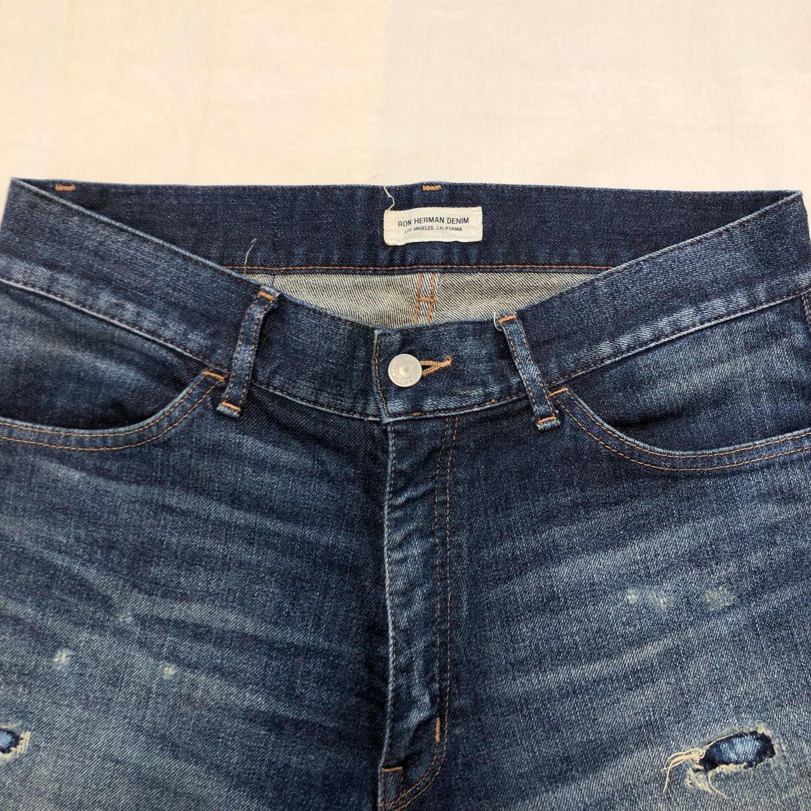 Ron Herman (ロンハーマン) ダメージ加工 リペア加工 デニムパンツ