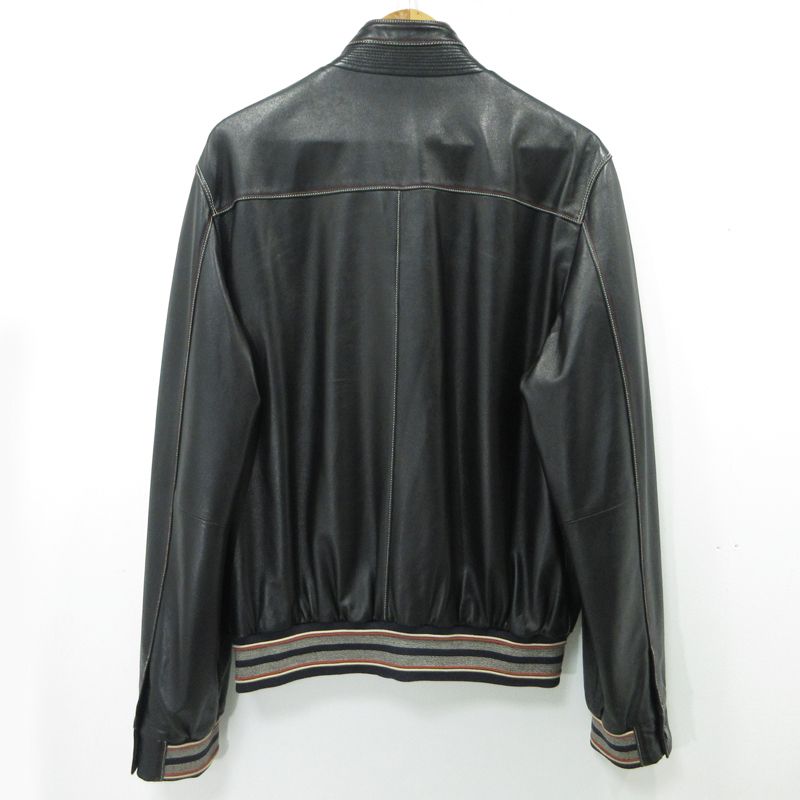 三重本店】 中古 BALMAIN | バルマン ラムレザージャケット 6868