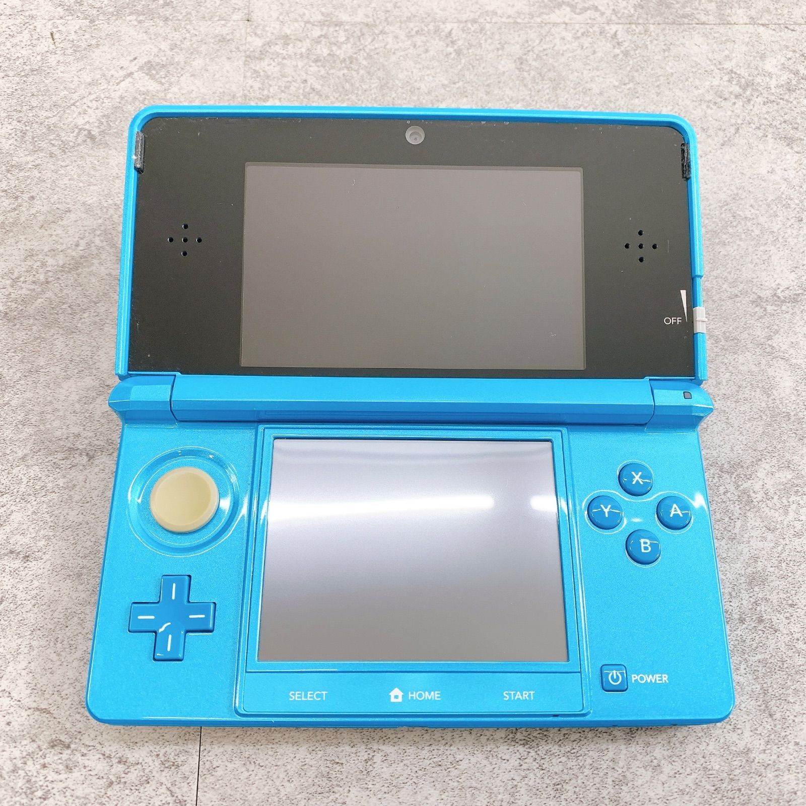H-381 Nintendo ニンテンドー 3DS CTR-001 アクアブルー 本体 初期化