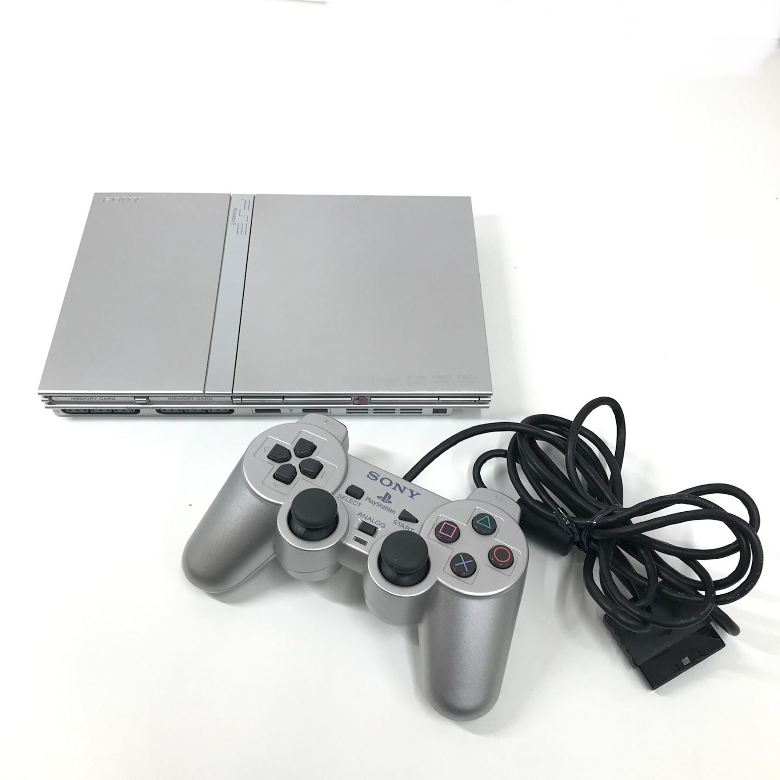 PlayStation ジャンク品 ジャンク】PlayStation 2 サテン・シルバー (SCPH-77000SS) 【メーカー