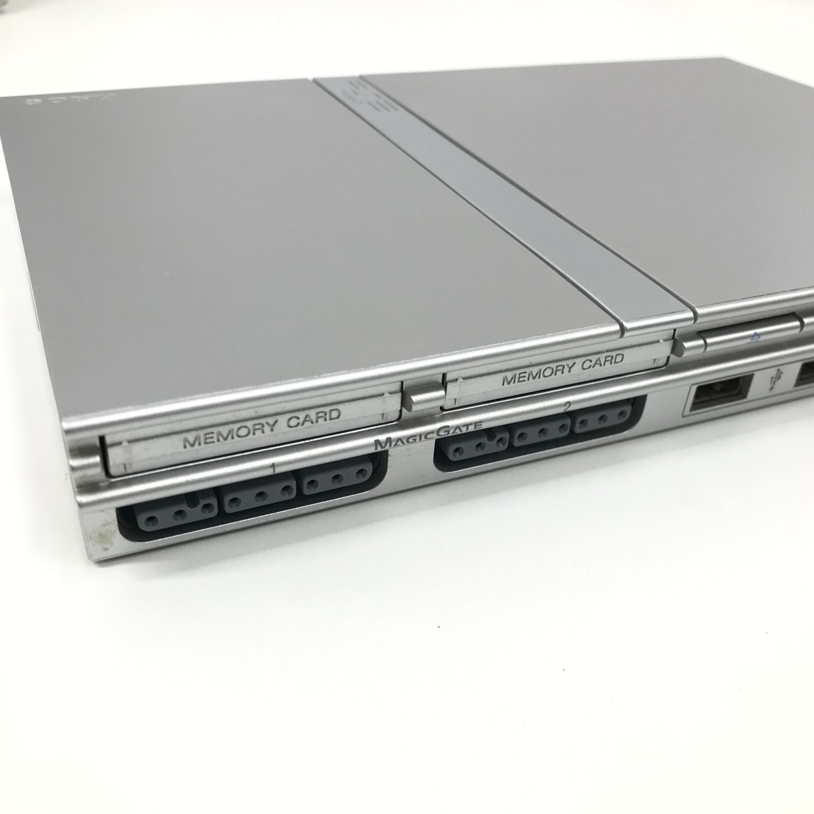 ジャンク】PlayStation 2 サテン・シルバー (SCPH-77000SS) 【メーカー