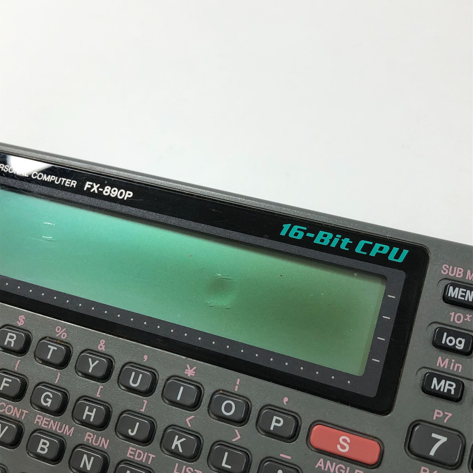 ジャンク】CASIO ポケコン FX-890P 本体 取扱説明書 3冊付き - メルカリ