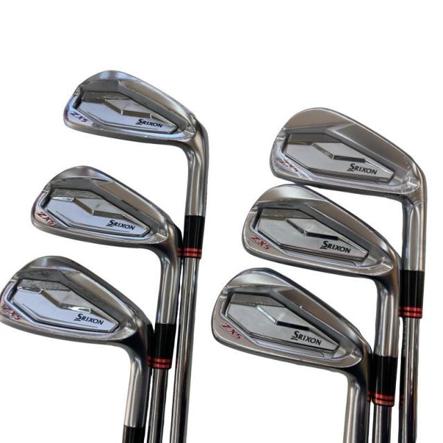 中古】 ダンロップ SRIXON ZX5 限定(レッド) 6S アイアンセット IR NS