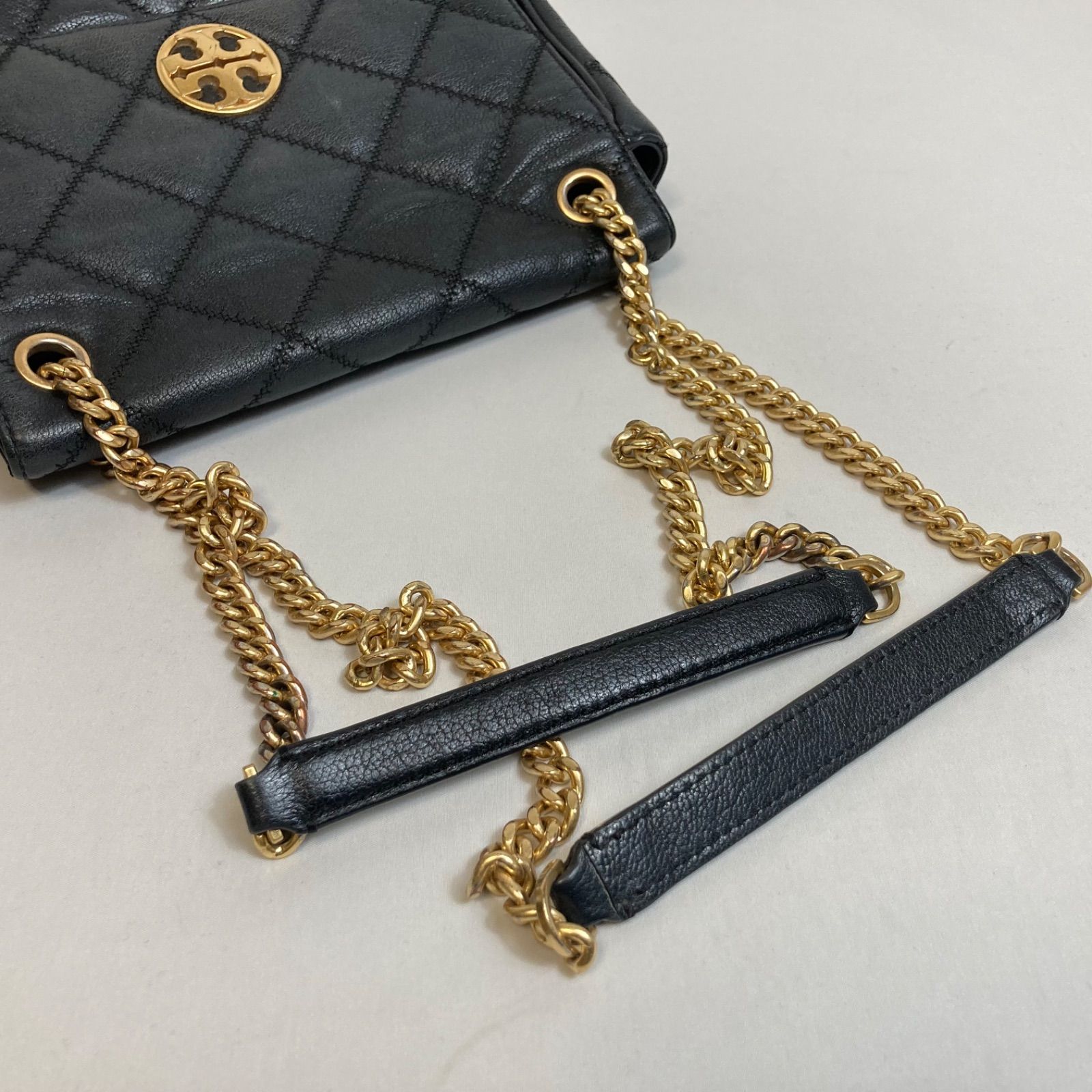 状態考慮】Tory Burch トリーバーチ チェーン ショルダーバッグ