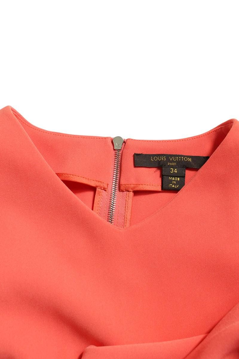 ルイヴィトン F9DR520C6 レースノースリーブワンピース レディース 34