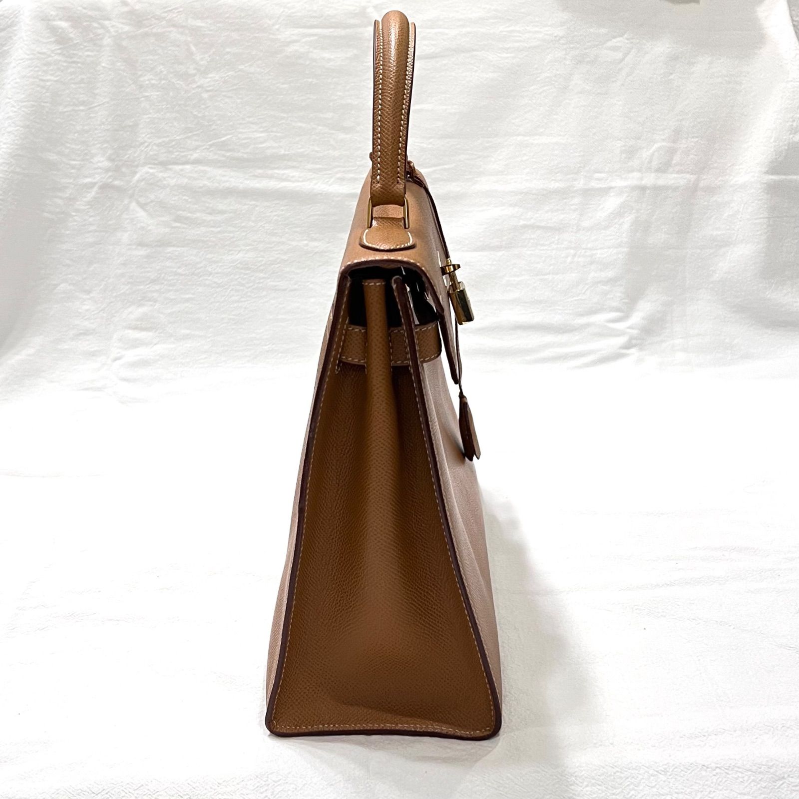 美品☆ROYAL HIGHNESS ロイヤルハイネス レザー ハンドバッグ ブラウン 