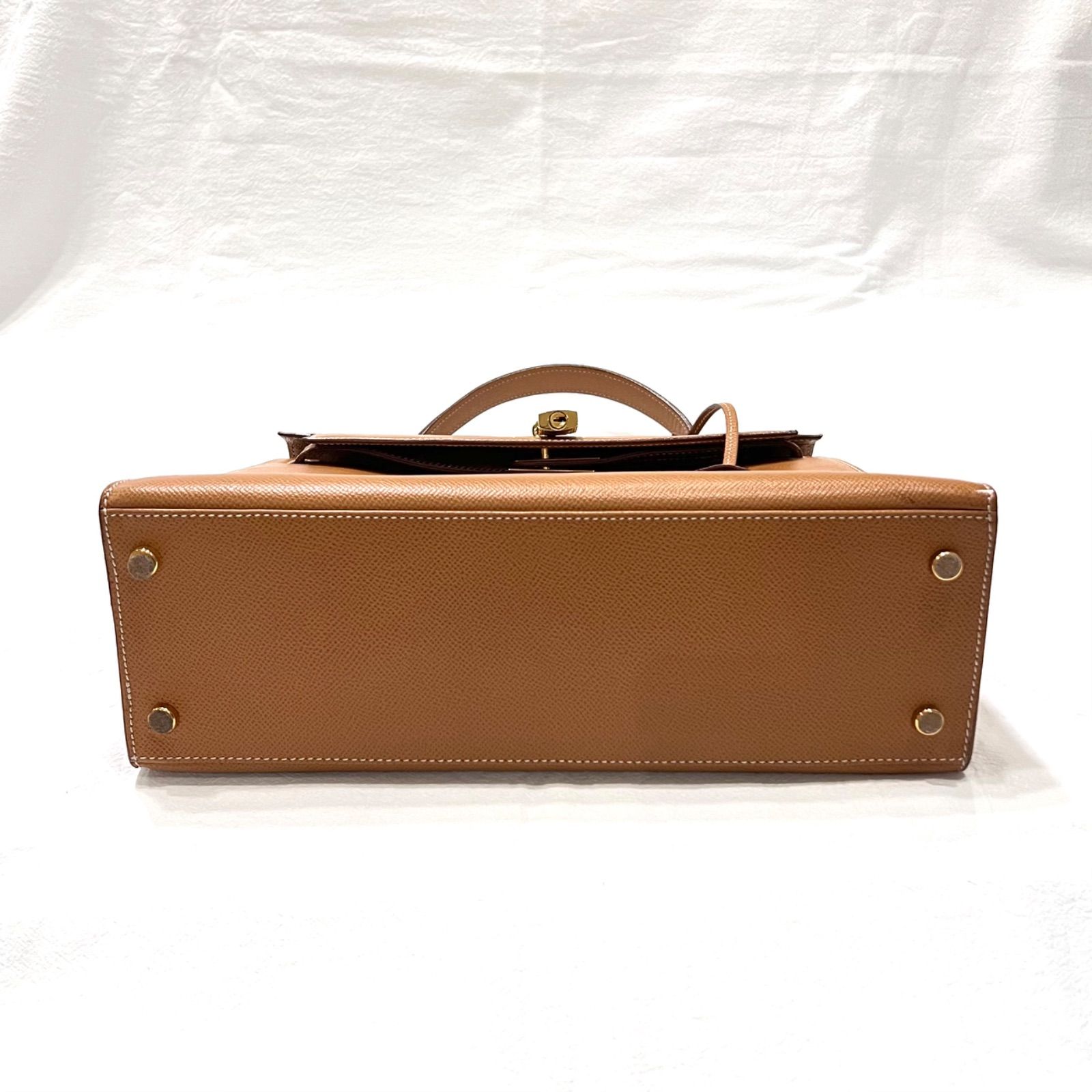 美品☆ROYAL HIGHNESS ロイヤルハイネス レザー ハンドバッグ ブラウン 